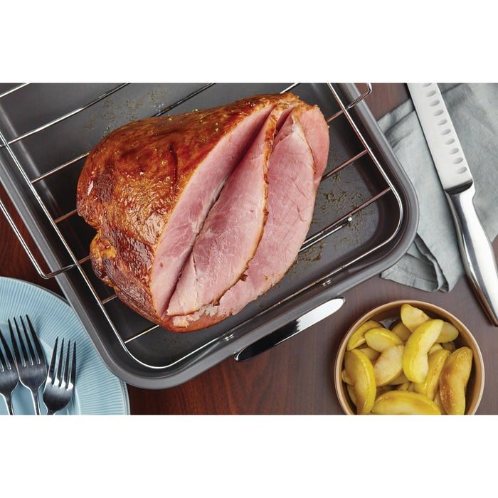 Farberware 12" x 16" Nonstick Roaster with Rack