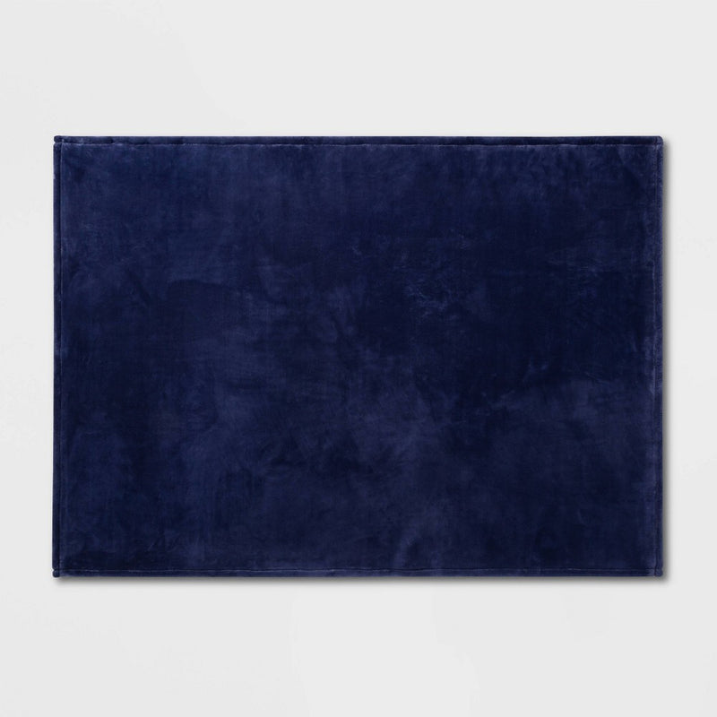 Oversized Primalush Throw Blanket Dark Blue - Threshold