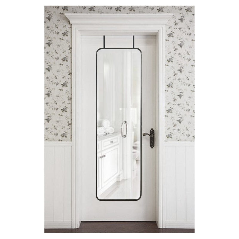 Over-the-Door Mirror Metal Black - Project 62 (LOCAL PICKUP ONLY)