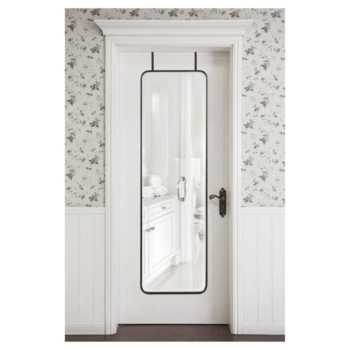 Over-the-Door Mirror Metal Black - Project 62