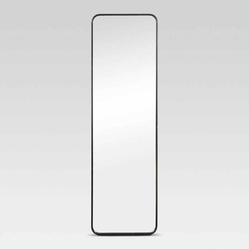 Over-the-Door Mirror Metal Black - Project 62 (LOCAL PICKUP ONLY)