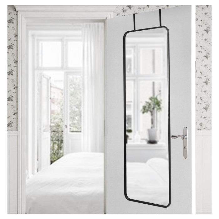 Over-the-Door Mirror Metal Black - Project 62