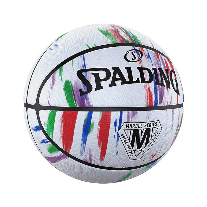 Spalding 29.5'' Basketball - Marble White