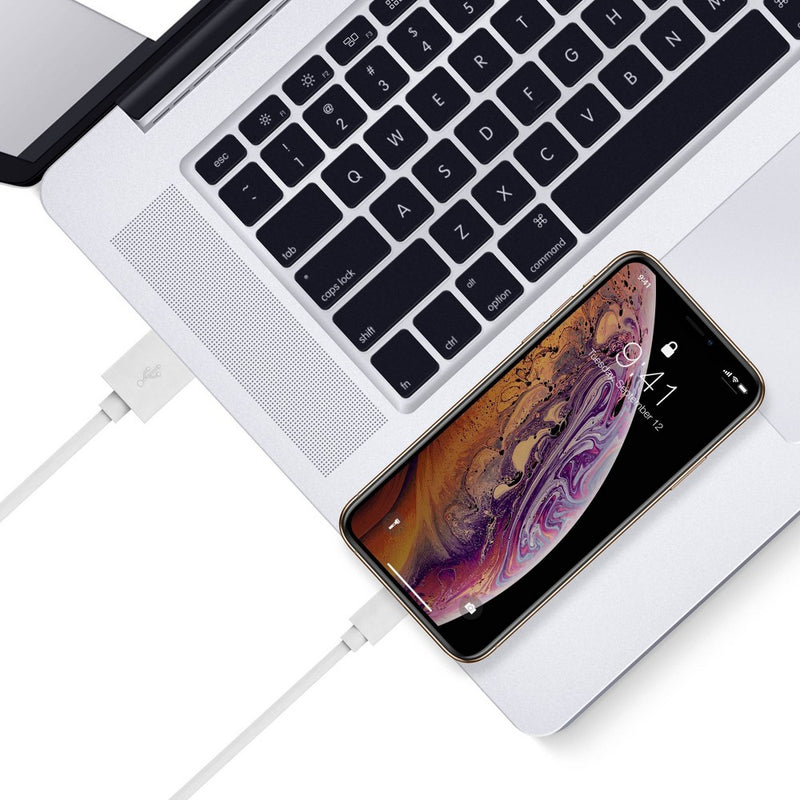 Just Wireless 3ft TPU Lightning to USB-A Cable - White