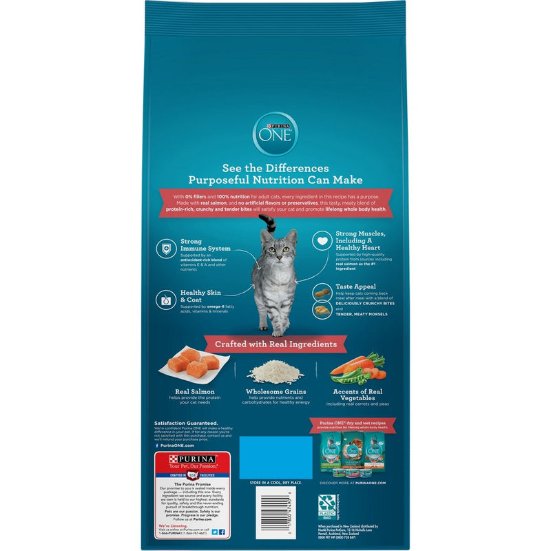 Purina ONE Tender Selects Blend with Real Salmon Adult Premium Dry Cat Food - 7lbs