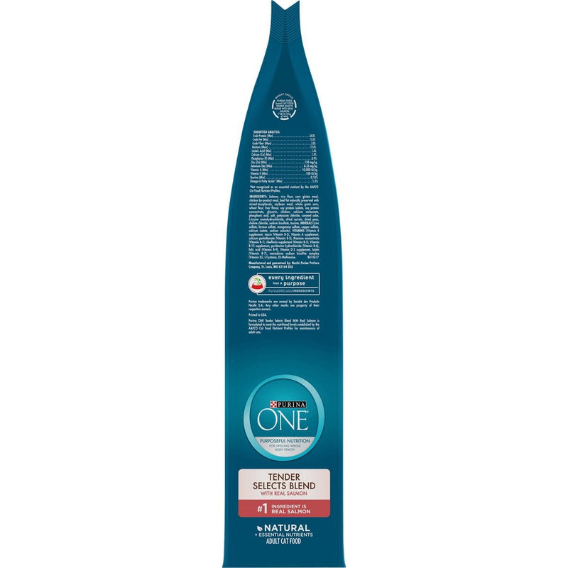 Purina ONE Tender Selects Blend with Real Salmon Adult Premium Dry Cat Food - 7lbs