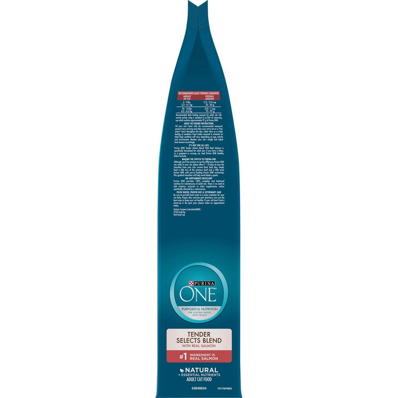 Purina ONE Tender Selects Blend with Real Salmon Adult Premium Dry Cat Food - 7lbs