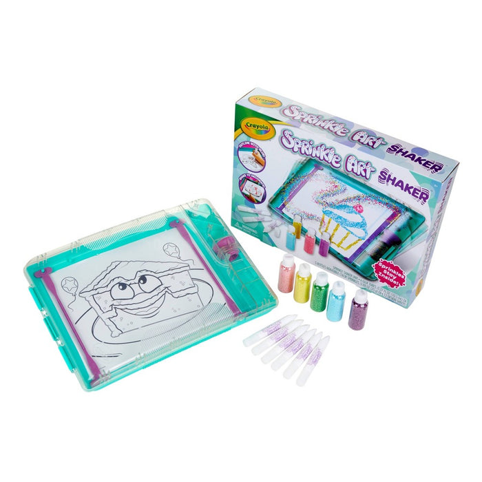 Crayola 12pc Sprinkle Art Shaker with 5 Sprinkle Bottles