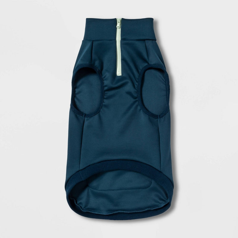 Athleisure Vest with Zipper Pocket Dog Apparel - Navy - XL - Boots & Barkley