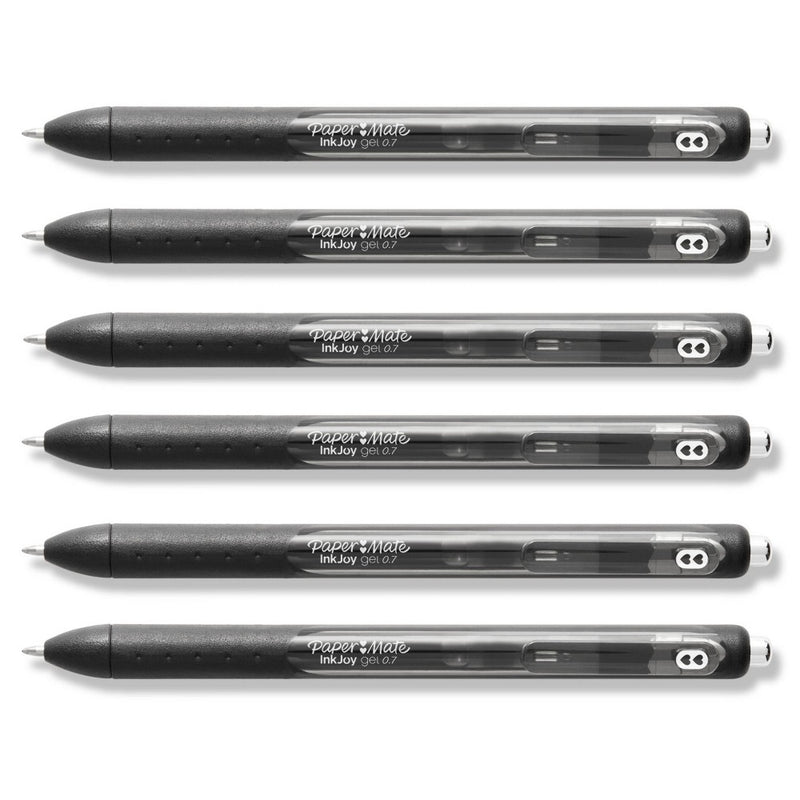 Paper Mate Ink Joy 6pk Gel Pens 0.7mm Medium Tip Black