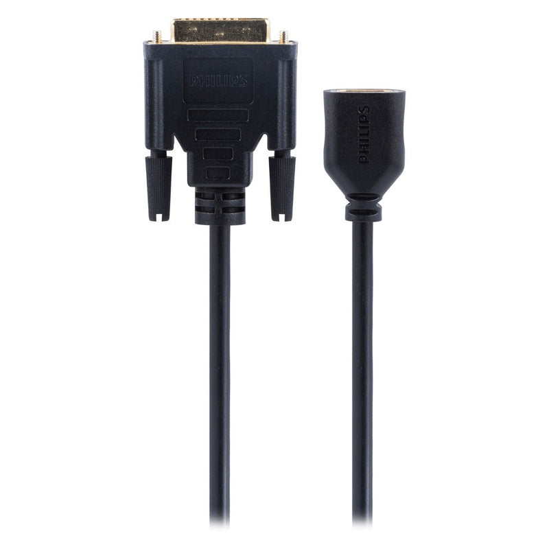 Philips DVI to HDMI Pigtail Adapter Black