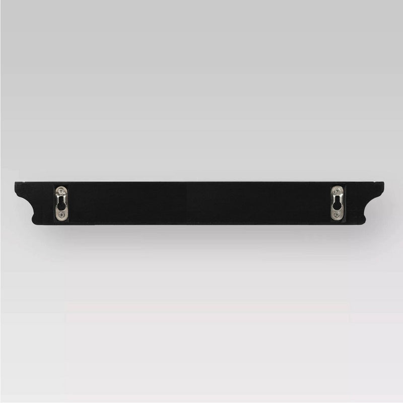 2pc Traditional Wall Shelf Set Black - Threshold