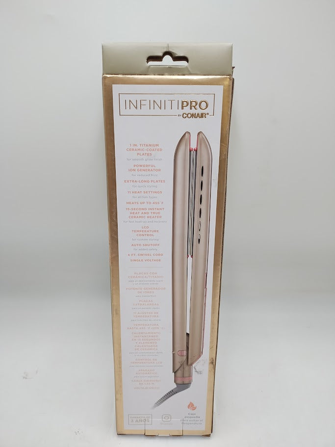 InfinitiPro by Conair Frizz Free Flat Iron - 1"