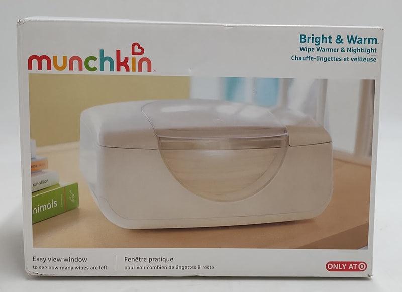 Munchkin Bright & Warm Wipe Warmer - White