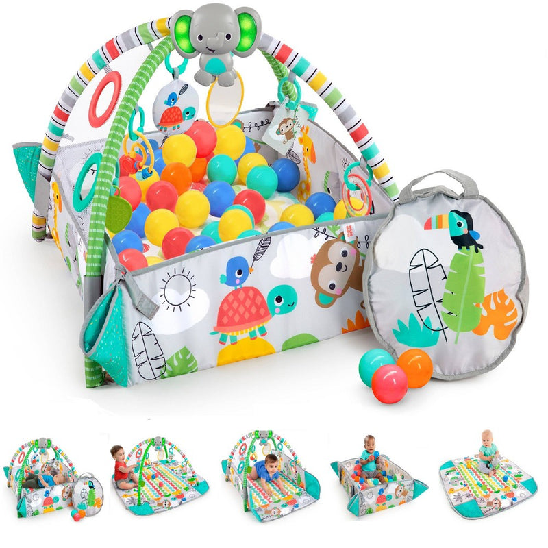 Bright Starts 5-In-1 Your Way Ball Play Activity Gym & Ball Pit - Totally Tropical (LOCAL PICKUP ONLY)