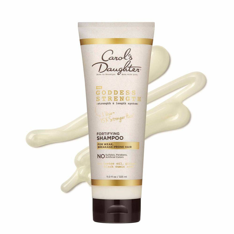 Carol's Daughter Goddess Strength Fortifying Sulfate Free Shampoo with Castor Oil for Breakage Prone Hair - 11 fl oz