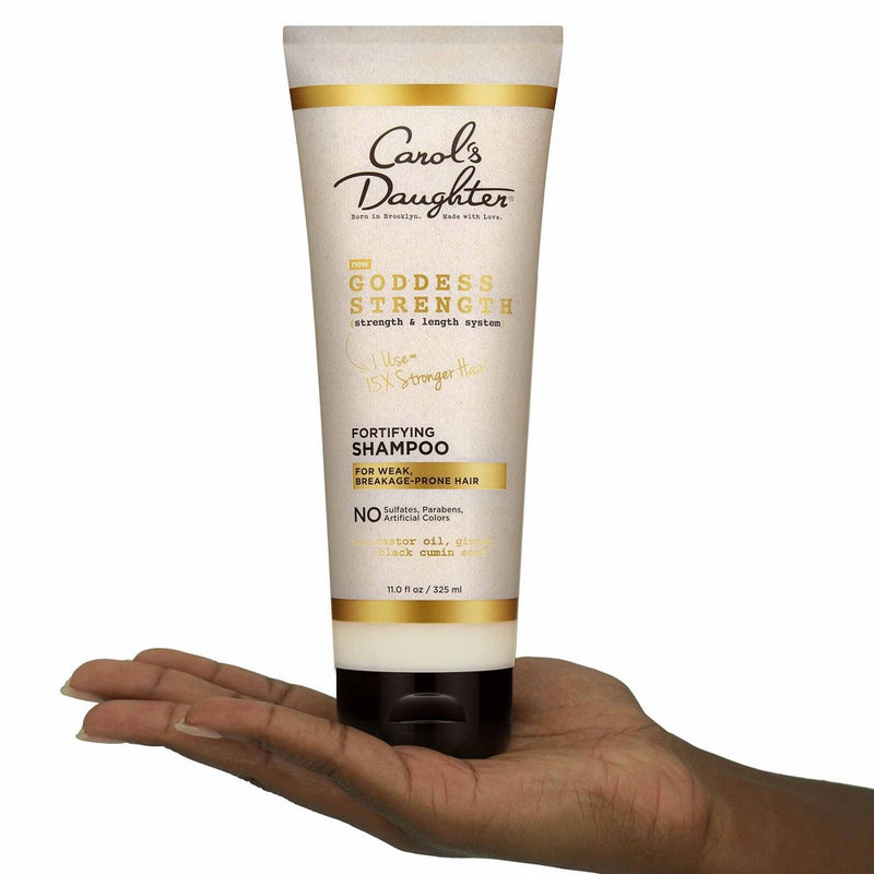 Carol's Daughter Goddess Strength Fortifying Sulfate Free Shampoo with Castor Oil for Breakage Prone Hair - 11 fl oz