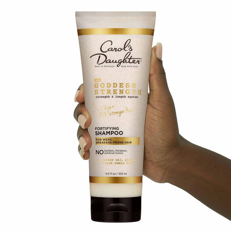 Carol's Daughter Goddess Strength Fortifying Sulfate Free Shampoo with Castor Oil for Breakage Prone Hair - 11 fl oz