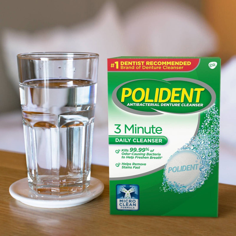 Polident Denture Cleaner Tablets - 120ct