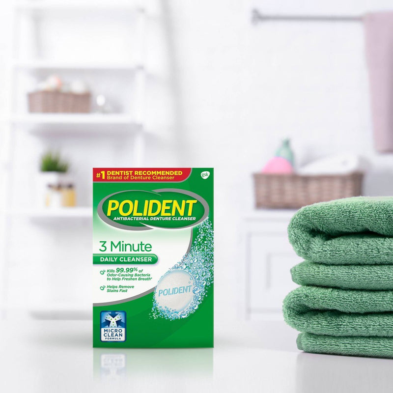 Polident Denture Cleaner Tablets - 120ct