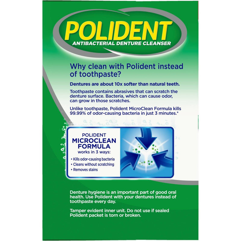 Polident Denture Cleaner Tablets - 120ct