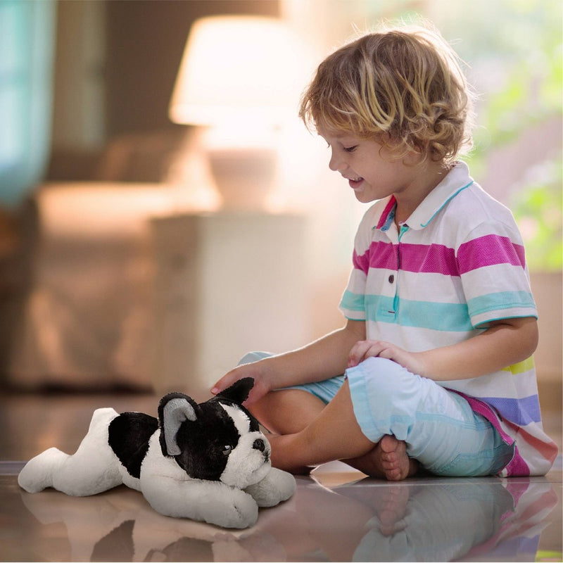 FAO Schwarz Adopt-A-Pets French Bulldog 15" Stuffed Animal
