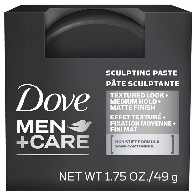 Dove Men+Care Textured Look + Medium Hold + Matte Finish Sculpting Hair Paste Gel - 1.75oz