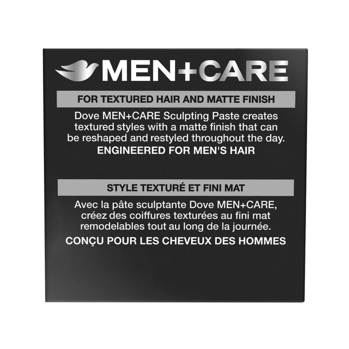 Dove Men+Care Textured Look + Medium Hold + Matte Finish Sculpting Hair Paste Gel - 1.75oz
