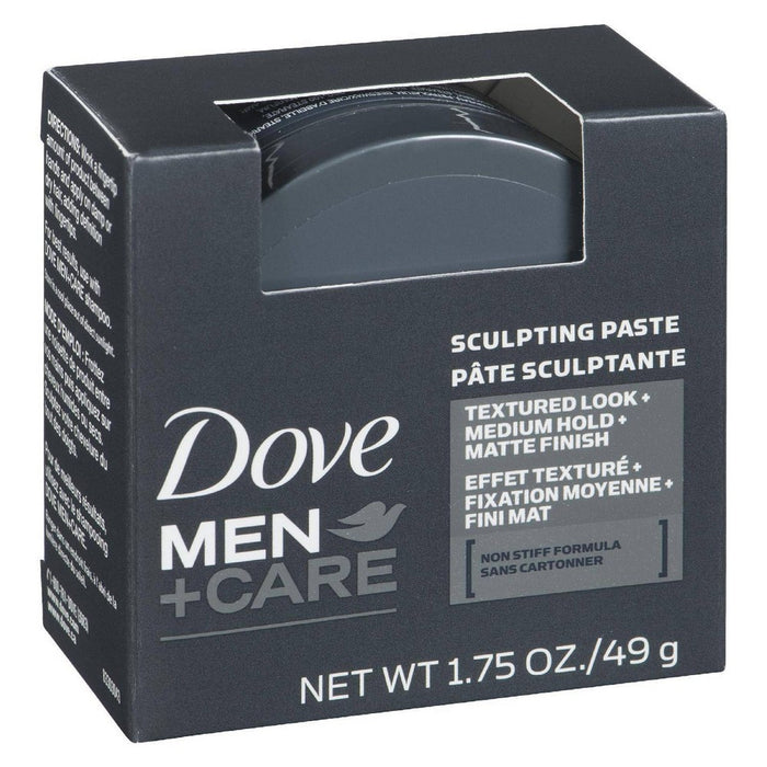 Dove Men+Care Textured Look + Medium Hold + Matte Finish Sculpting Hair Paste Gel - 1.75oz