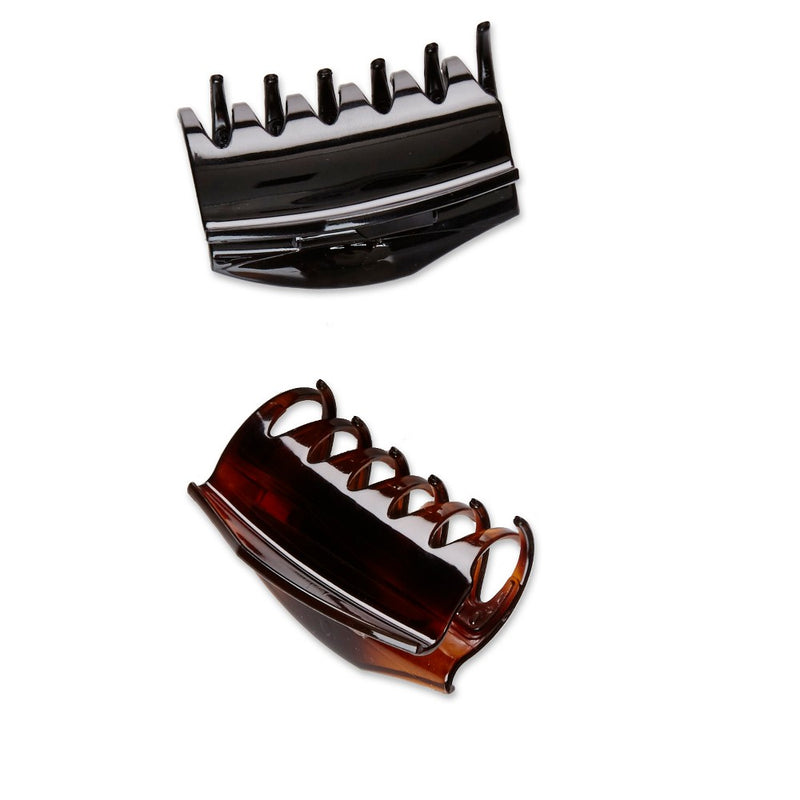 scunci 6cm Covered Hinge No Slip Jaw Clips - 2-Piece *NEW*