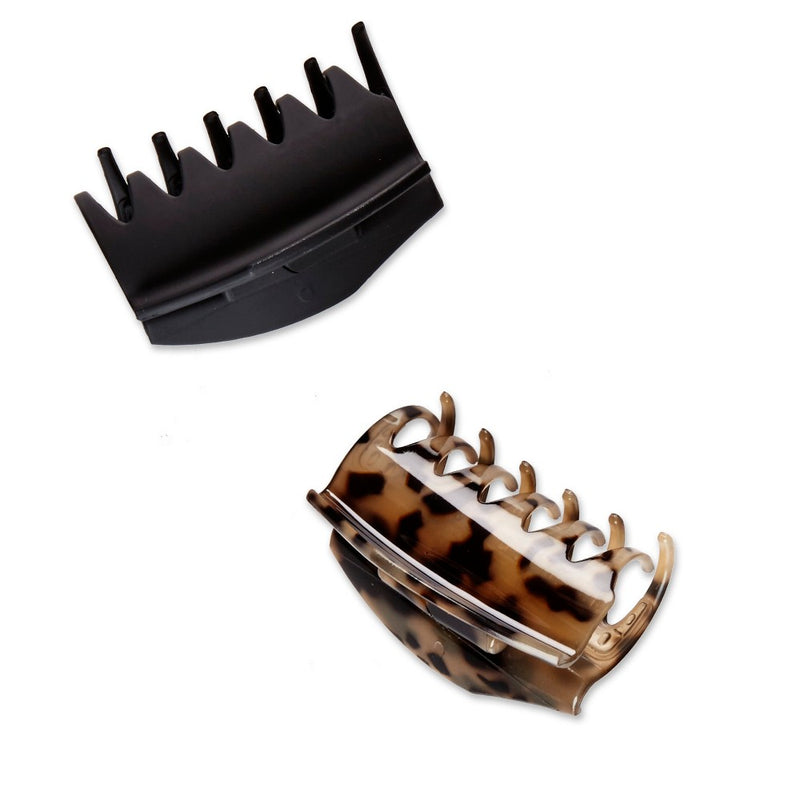 scunci 6cm Covered Hinge No Slip Jaw Clips - 2-Piece *NEW*