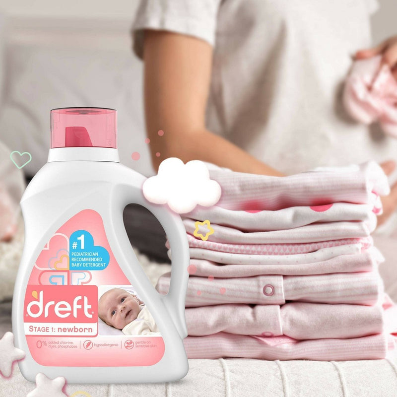 Dreft Stage 1:  Newborn Baby Liquid Laundry Detergent - 92 fl oz