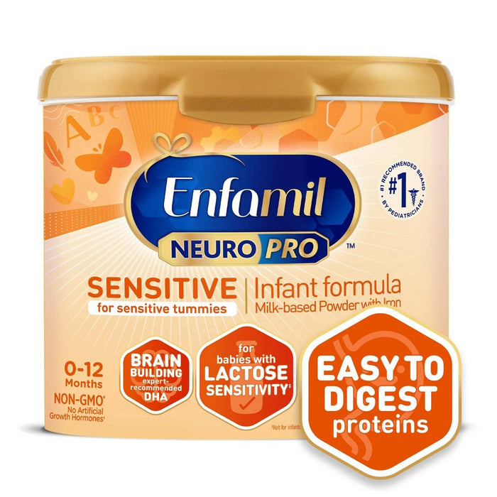 Enfamil NeuroPro Sensitive Infant Formula with Iron Powder - 19.5oz
