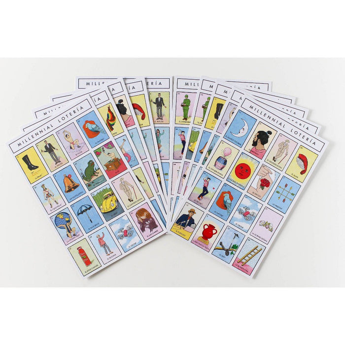 Millennial Loteria Game: Family Fiesta Edition