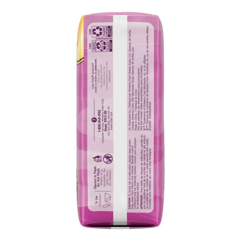 Poise Postpartum Incontinence Fragrance Free Pads - Light Absorbency - Regular - 30ct