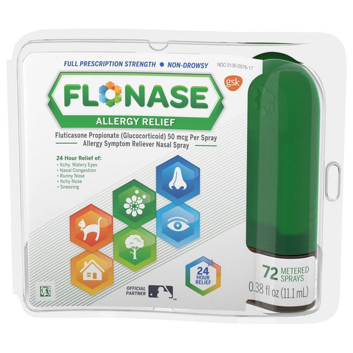 Flonase Allergy Relief Nasal Spray - Fluticasone Propionate - 0.34 fl oz