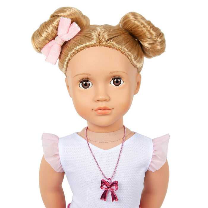 Our Generation Fashion Starter Kit in Gift Box Thea with Mix & Match Outfits & Accessories 18" Fashion Doll