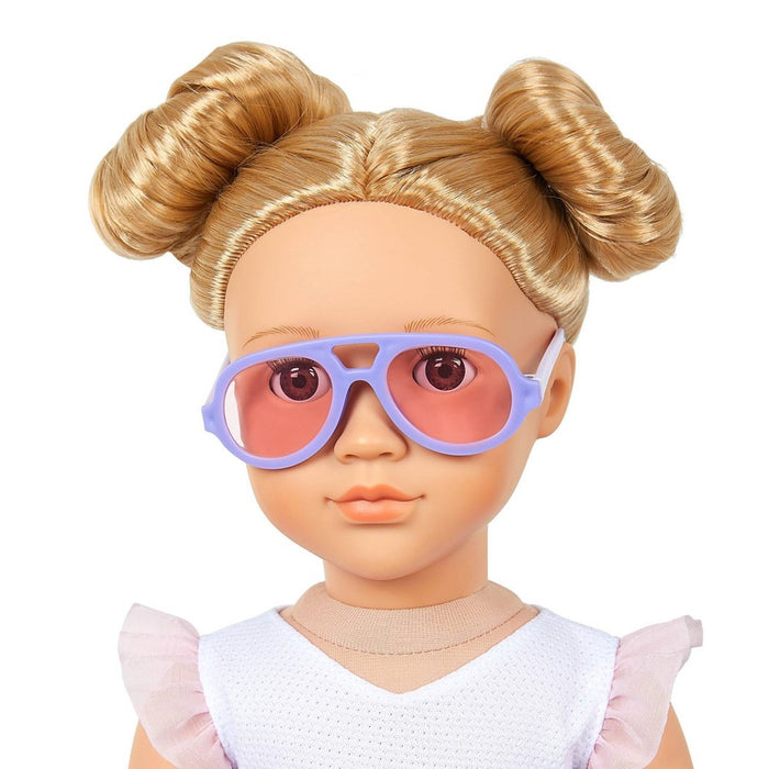 Our Generation Fashion Starter Kit in Gift Box Thea with Mix & Match Outfits & Accessories 18" Fashion Doll