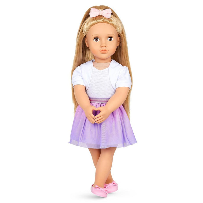 Our Generation Fashion Starter Kit in Gift Box Thea with Mix & Match Outfits & Accessories 18" Fashion Doll