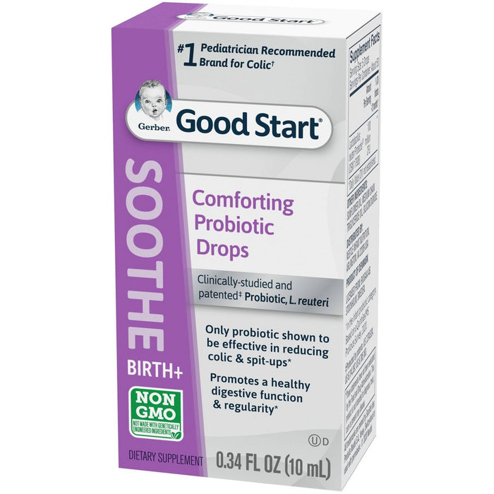 Gerber Soothe Probiotic Colic Drops - 0.34 fl oz