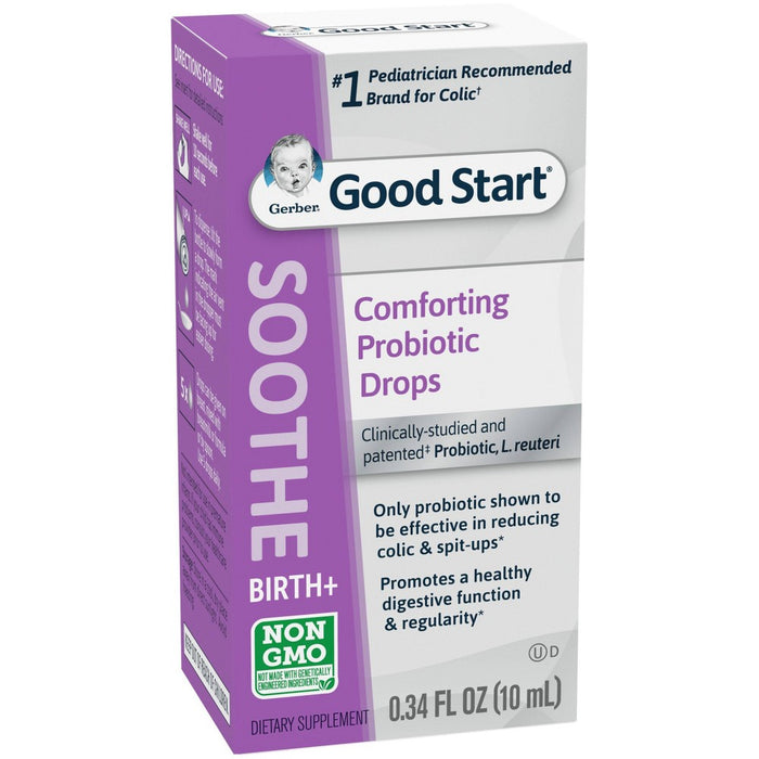 Gerber Soothe Probiotic Colic Drops - 0.34 fl oz