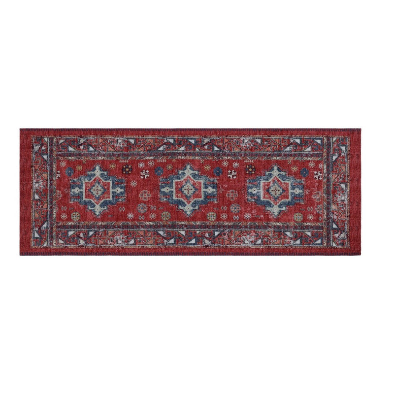 60" x 22" Vintage Persian Medallion Kitchen Runner Rug Red - Threshold (LOCAL PICKUP ONLY)
