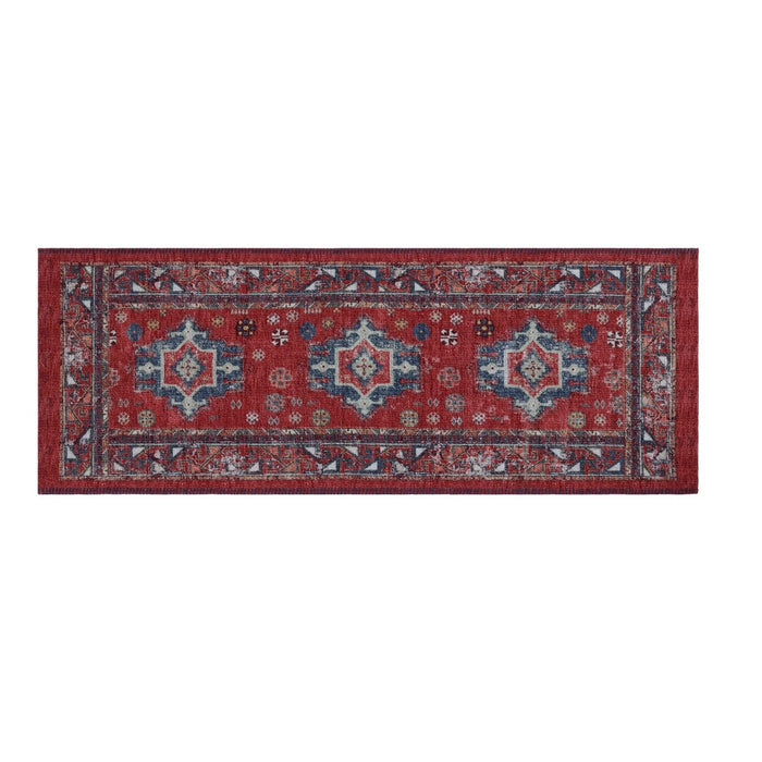 60" x 22" Vintage Persian Medallion Kitchen Runner Rug Red - Threshold (LOCAL PICKUP ONLY)