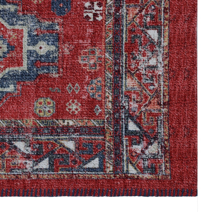 60" x 22" Vintage Persian Medallion Kitchen Runner Rug Red - Threshold (LOCAL PICKUP ONLY)