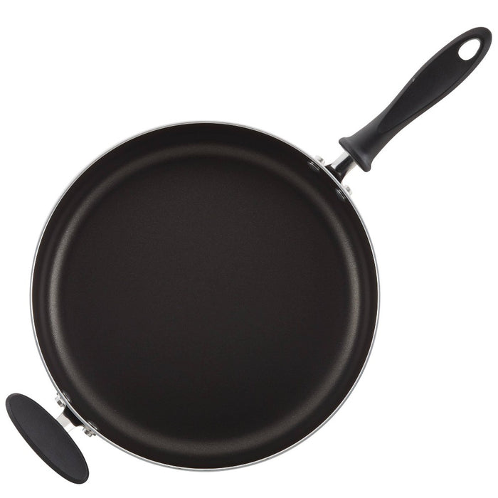 Farberware Reliance 6qt Covered Saute Pan with Helper Handle Black. (LOCAL PICKUP ONLY)