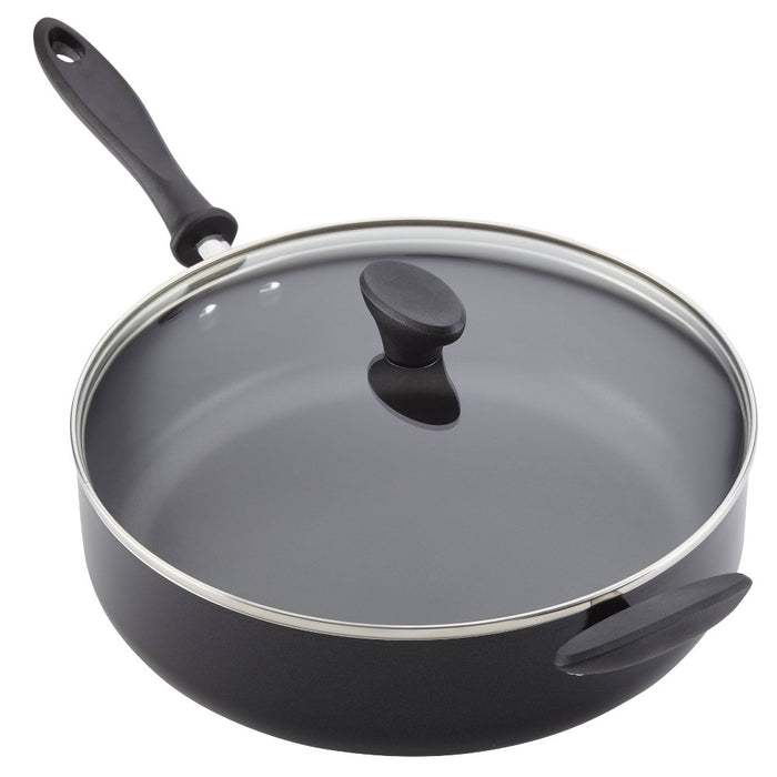 Farberware Reliance 6qt Covered Saute Pan with Helper Handle Black. (LOCAL PICKUP ONLY)