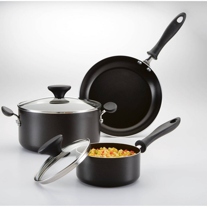 Farberware Reliance 6qt Covered Saute Pan with Helper Handle Black. (LOCAL PICKUP ONLY)