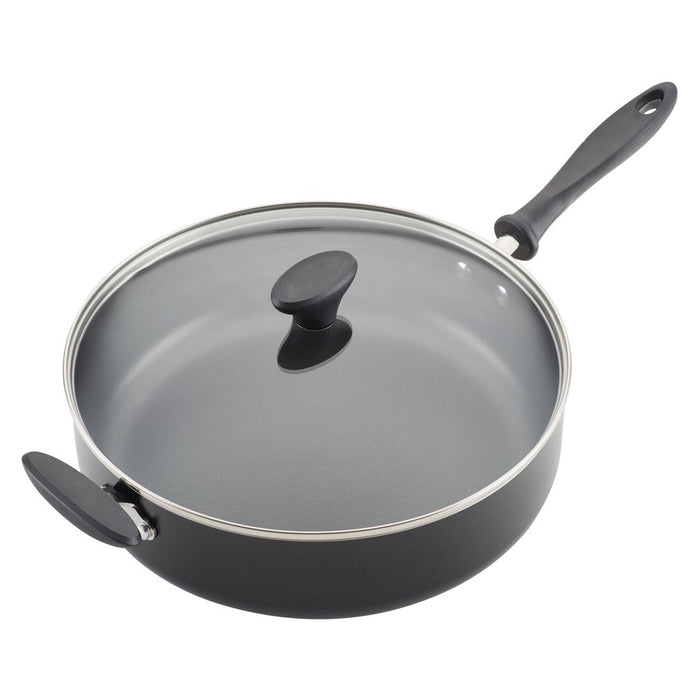 Farberware Reliance 6qt Covered Saute Pan with Helper Handle Black. (LOCAL PICKUP ONLY)
