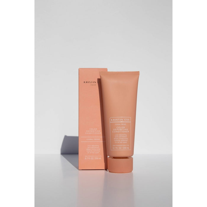 Kristin Ess Color Depositing Conditioner - Coral Rose - 6.7 fl oz *NEW*