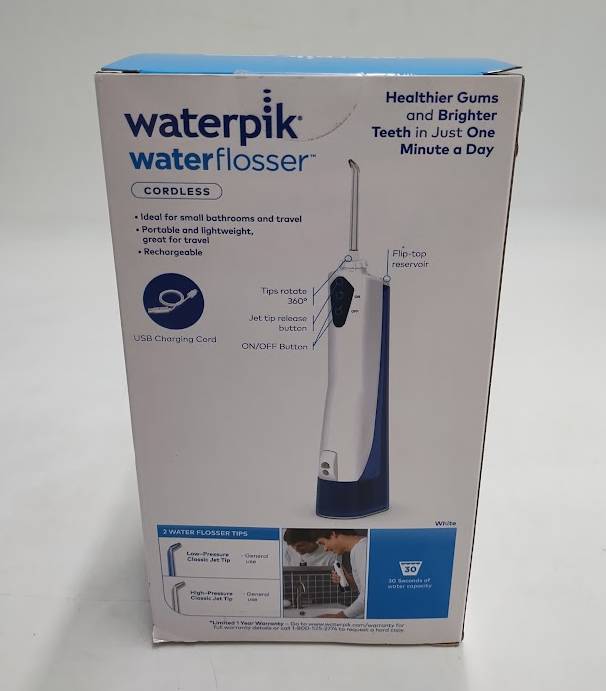 Waterpik Rechargeable Cordless Water Flosser - WP-360 - White